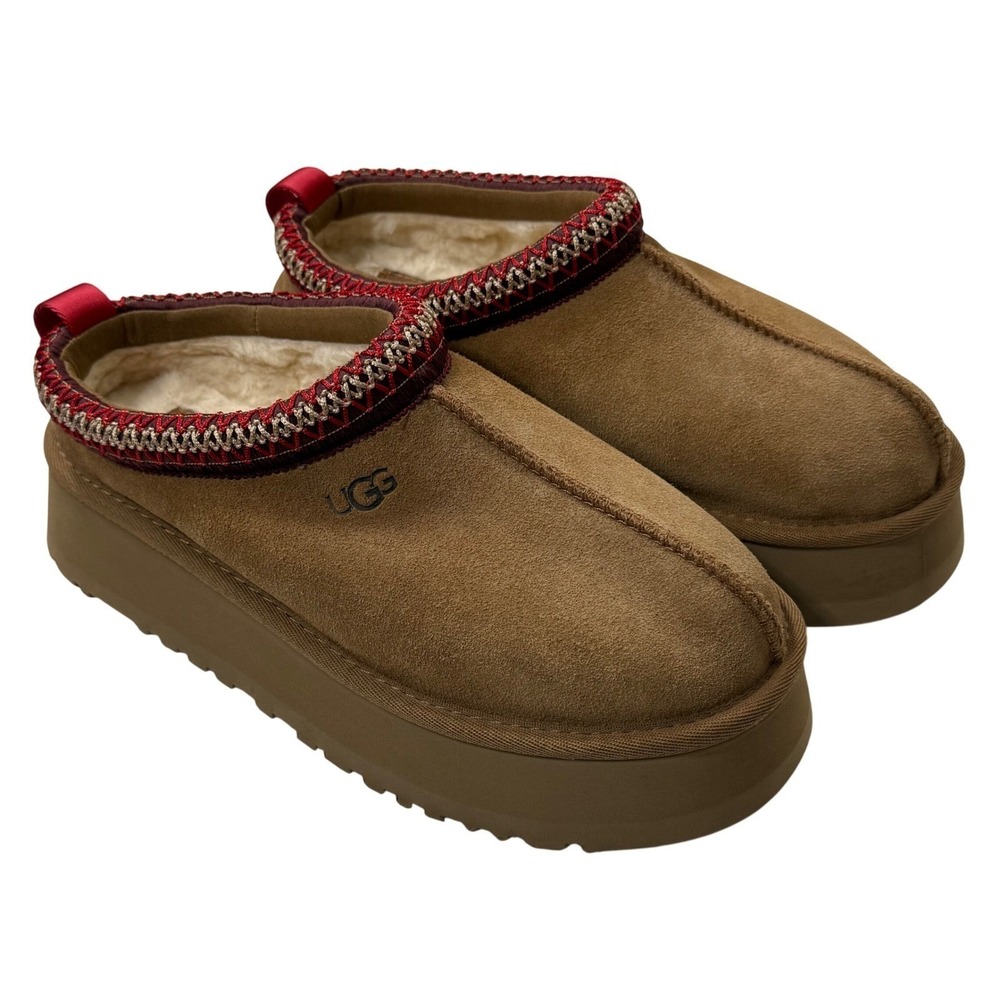 UGG Tazz II Platform Slipper NEW Women 7 Chestnut